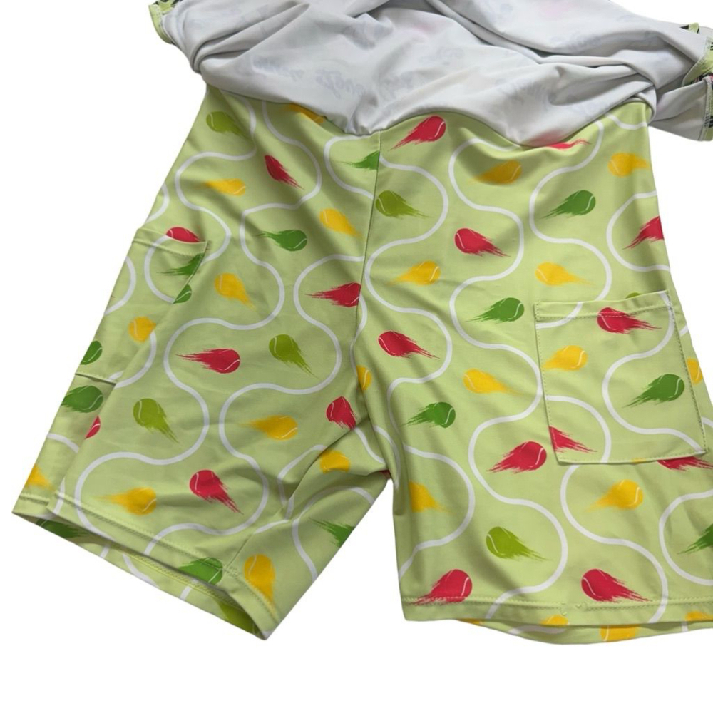 Women's Skort Obsession Tennis Skort Size M Green White - Picture 2 of 7